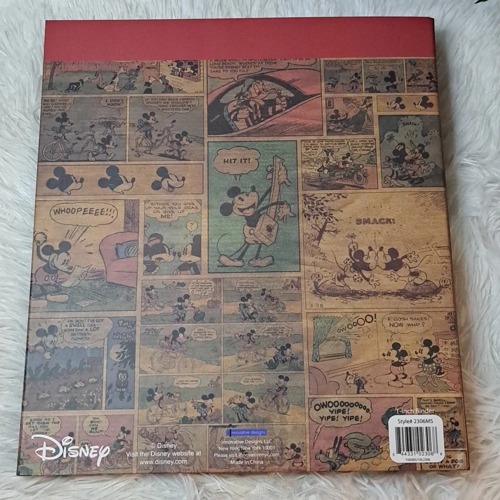 Disney Mickey Mouse 3 Ring Binder Bundle (2)